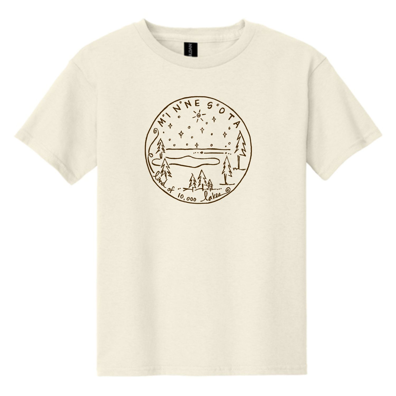 Youth land of 1000 lakes  Sketch T-Shirt