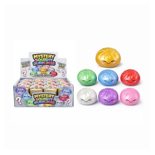 RMS 4" Mystery Squishy Dumpling - Metallic Colors | Crazy Fun