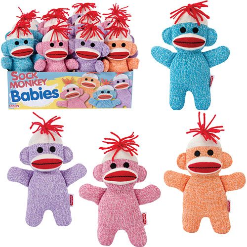 SOCK MONKEY BABIES AST