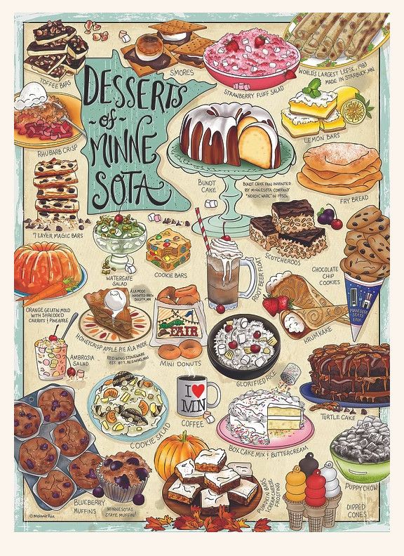 Desserts of Minnesota Puzzle | Rice Creative Services