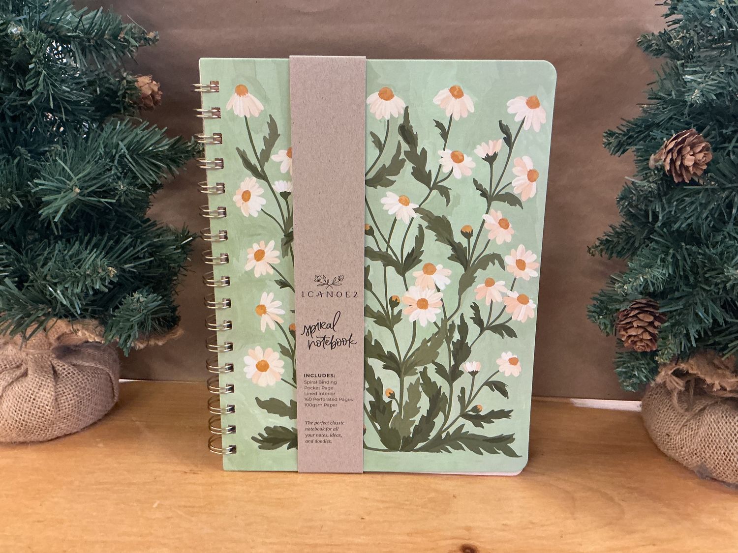 1 Canoe 2 Spiral Notebook - Daisy Cover