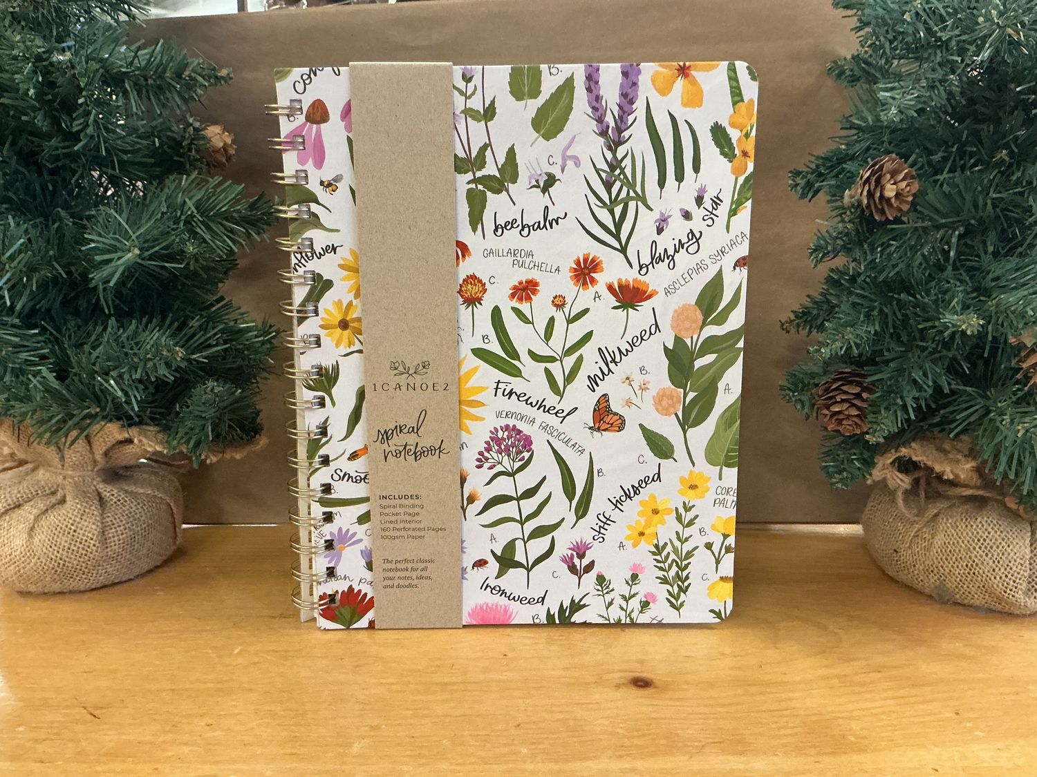 1 Canoe 2 Spiral Notebook - Wild Flowers