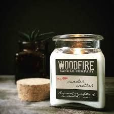 Woodfire Candle, Amber Apothecary Sweater Weather