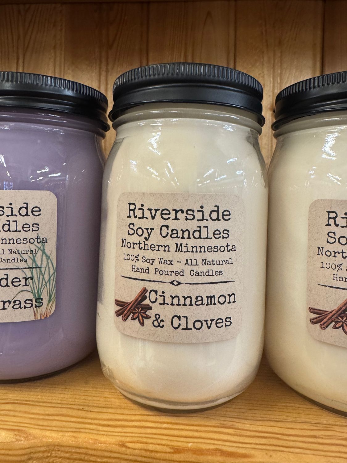 Cinnamon &amp; Cloves | White | Riverside Candle Duluth, MN