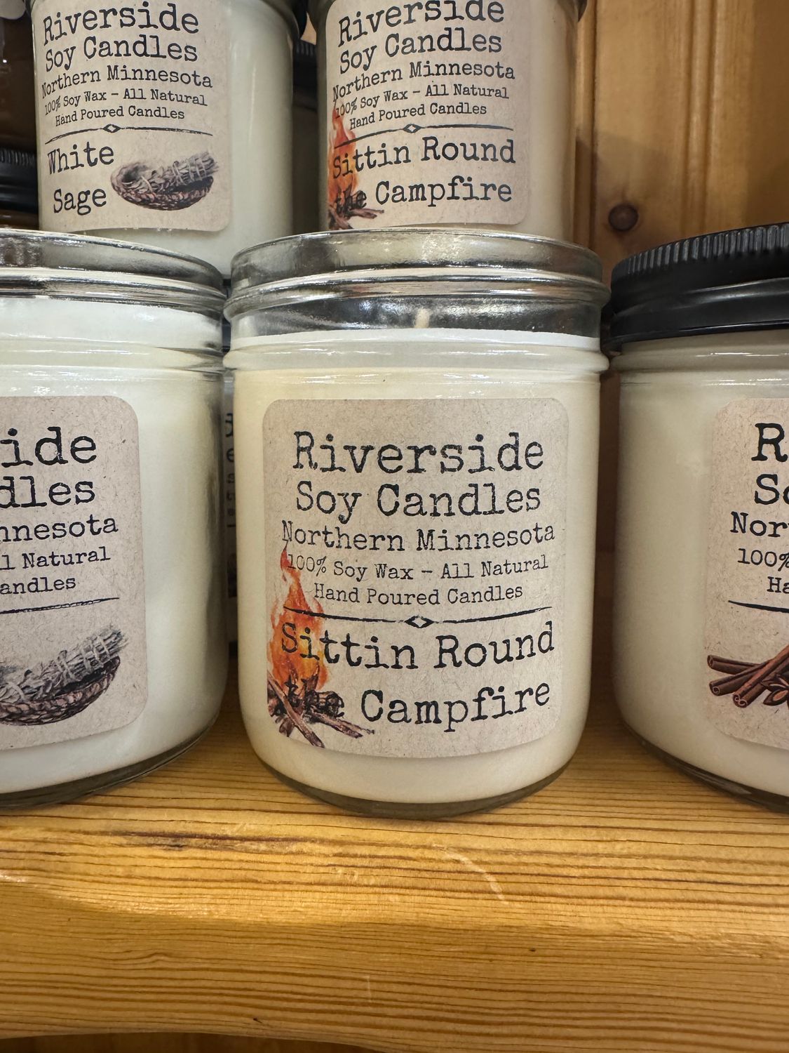Sittin Round the Campfire, Small | Riverside Candle Duluth, MN