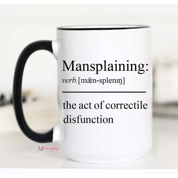 Mansplaining Coffee Mug