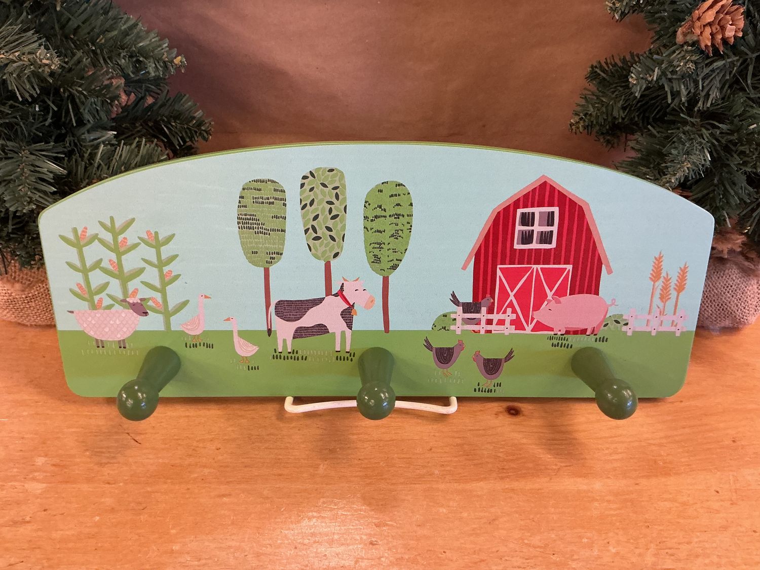 Farm Animals - Kids - Wall Mounted Coat Rack