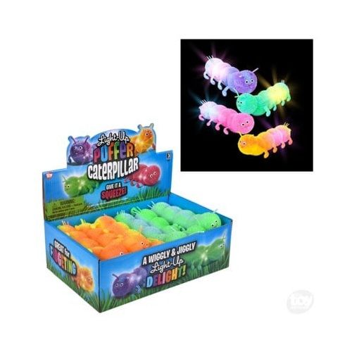 7.75" Light-Up Caterpillar Puffer