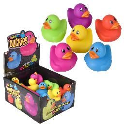 DUCKIES ASSORTED COLORS 2"