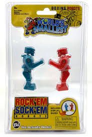 Worlds Smallest - Rock 'em Sock 'em Robots | Super Impulse