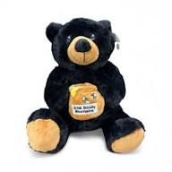 Sitting Black Bear with Honey Pot 9