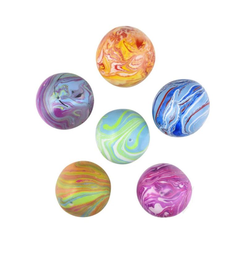 Squish and Stretch Marbleized Gummy Ball 2.33” | Toy Network