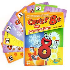 Crazy 8s with Important Dates Card Game | Continuum Games