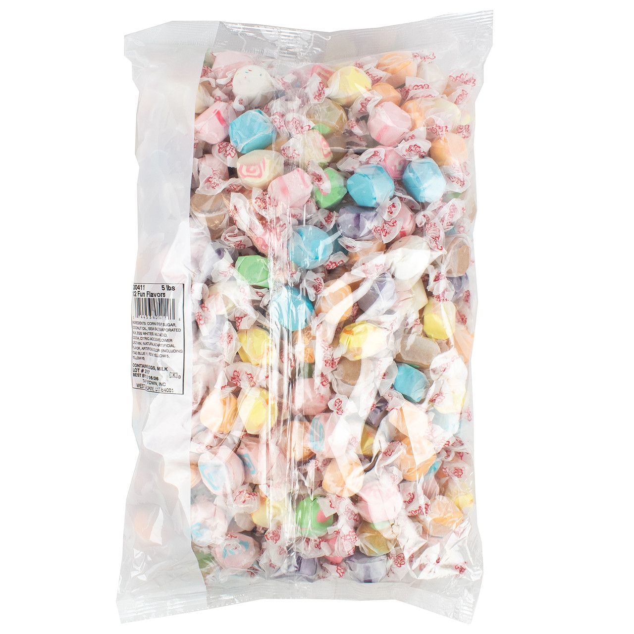 Taffy Town, 12 Fun Flavors Mix 5lb Bag