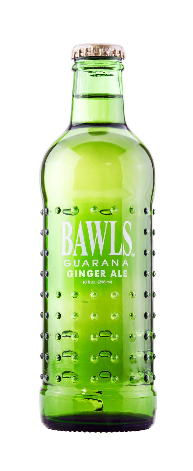 Bawls Soda, Ginger Ale, 10oz Glass Bottle