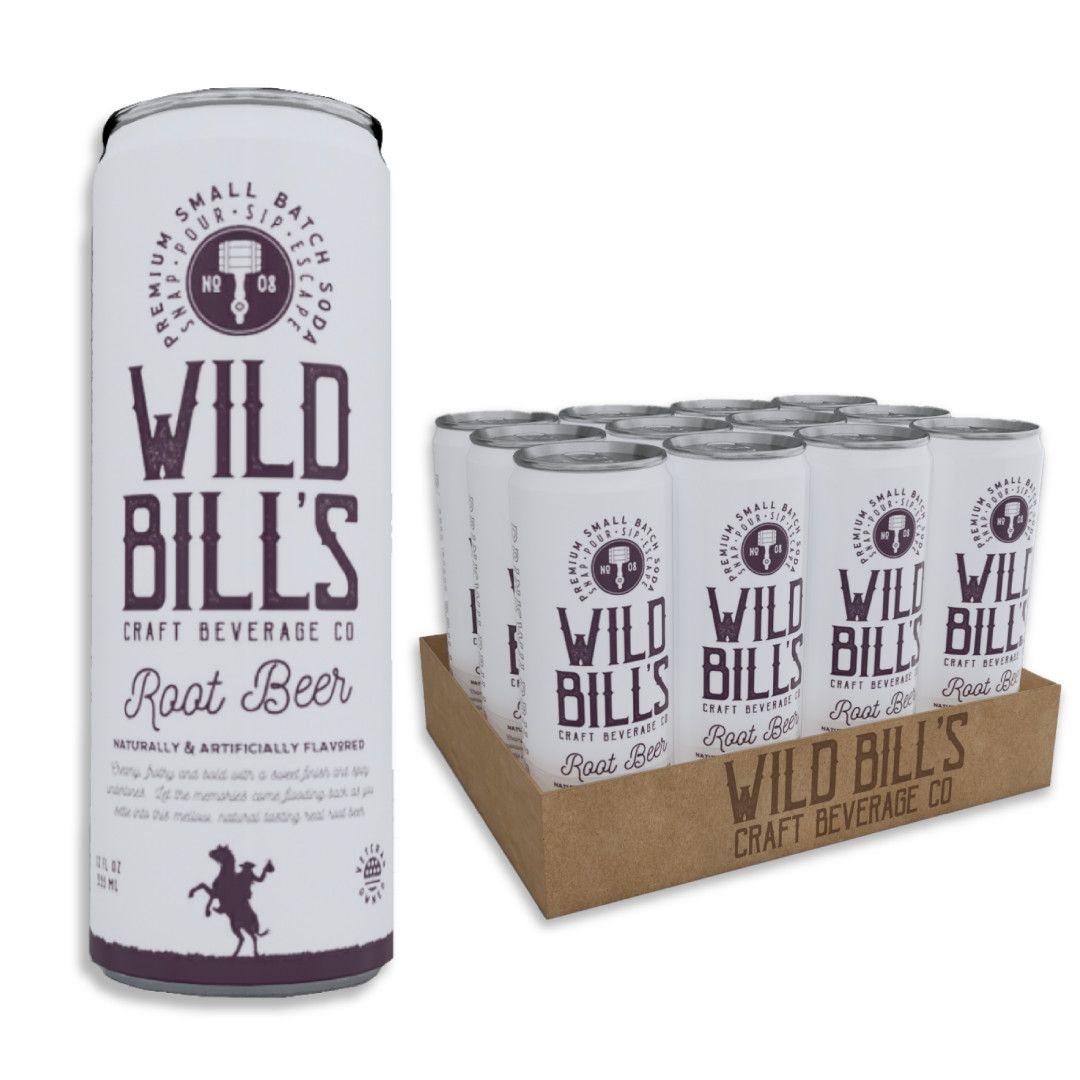 Wild Bill's Root Beer, 12oz Cans