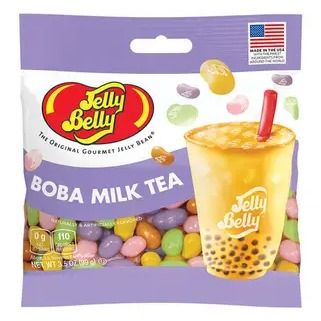 Jelly Belly Boba Milk Tea Candy Peg Bag