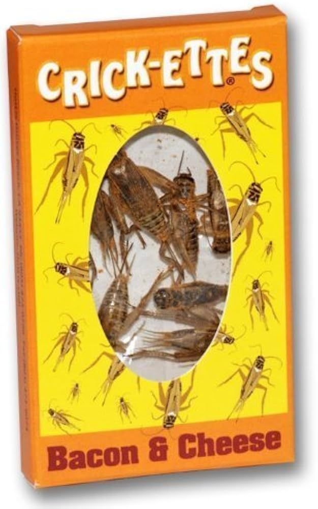 Crick-ettes, Real Cricket Snack, Bacon &amp; Cheddar