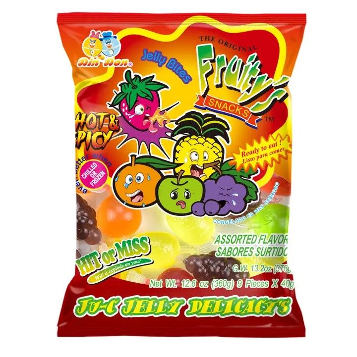 Limited Import Fruity's Ju-C Jellies Hot/Spicy 12.6oz