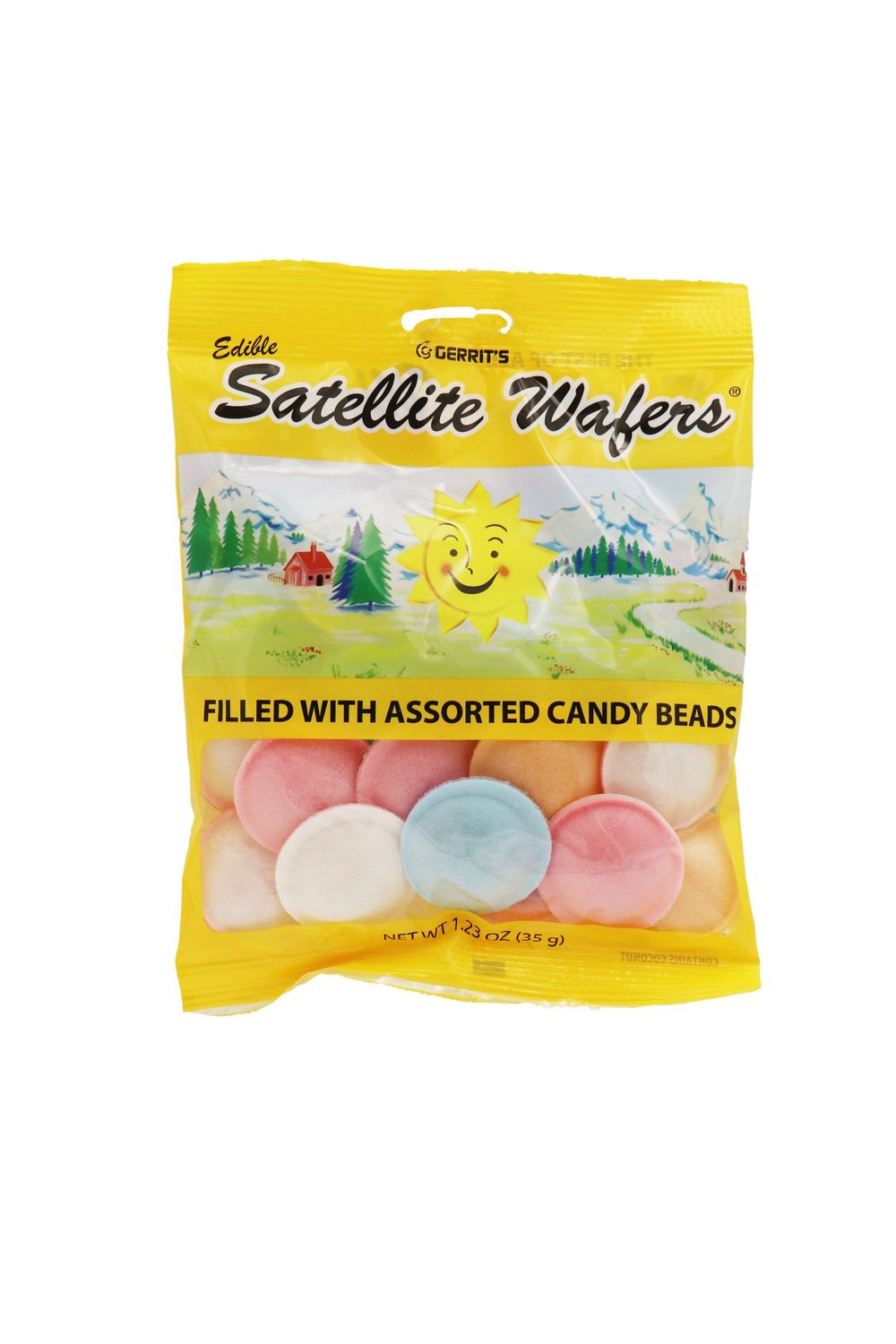 Satellite Wafers Candy Peg Bags