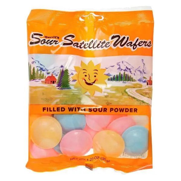 Satellite Wafers Candy Peg Bags