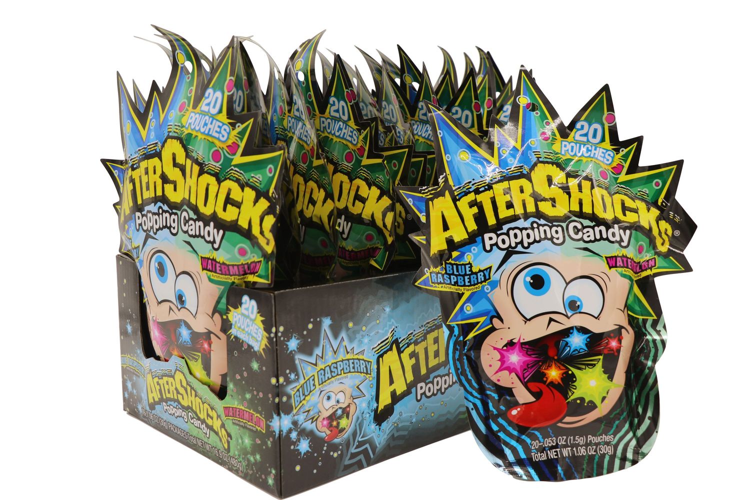 Aftershocks Popping Candy 1.06oz Pouch