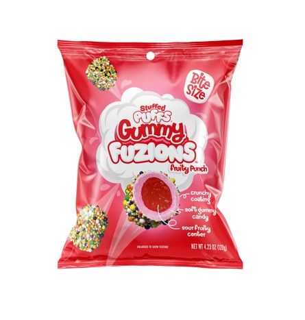 Stuffed Puffs Gummy Fuzions Fruit Punch 4.23oz
