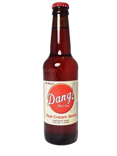 Dang! Red Cream Soda, 12oz Glass Bottle