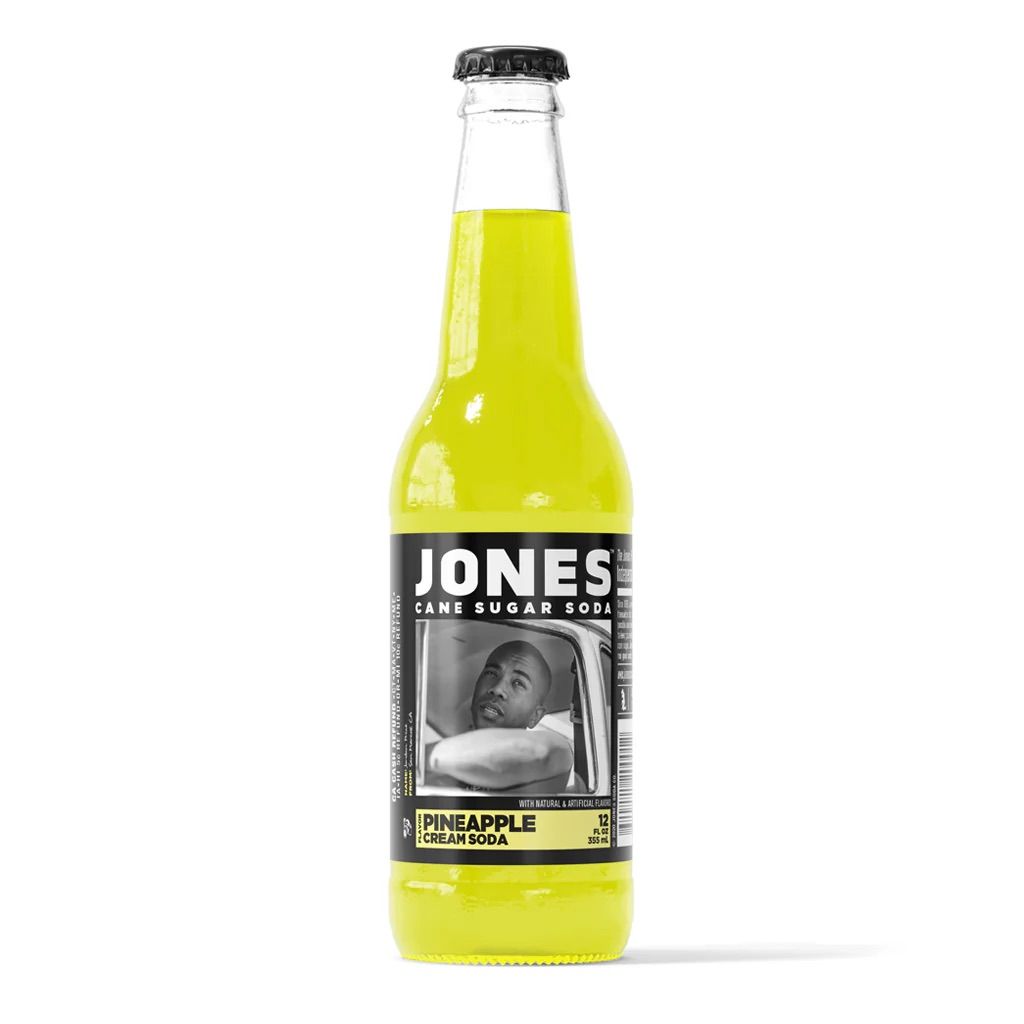 Jones Pineapple Cream, Glass Bottles