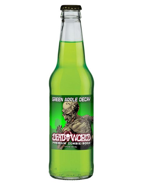 Dead World Zombie Soda Green Apple Decay
