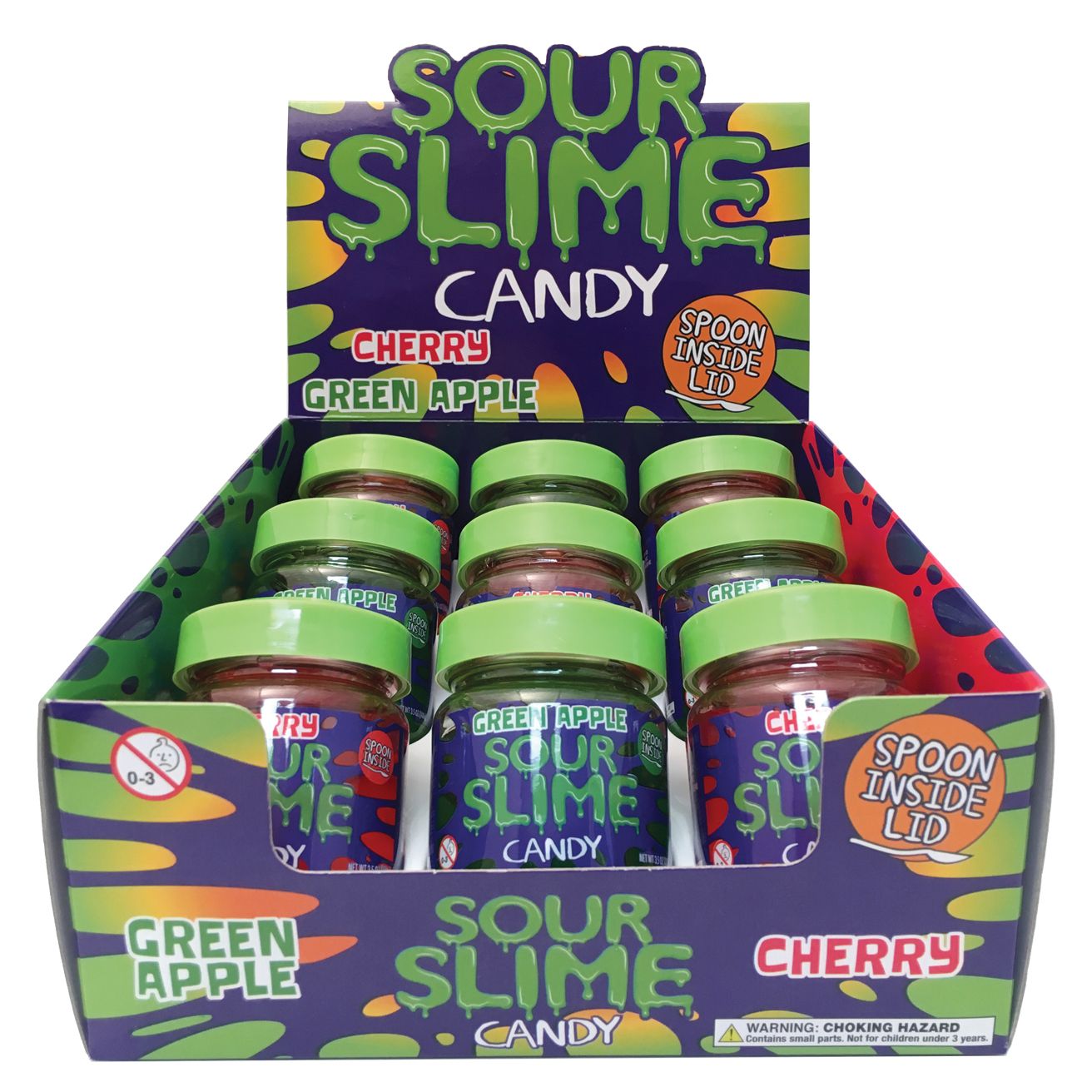 Sour Slime Candy, Boston America