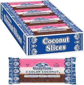 Coconut Slices Candy