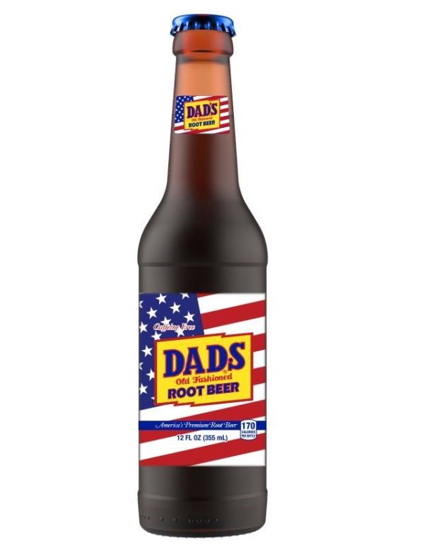 Dad's Root Beer Soda, 12oz Glass Bottle