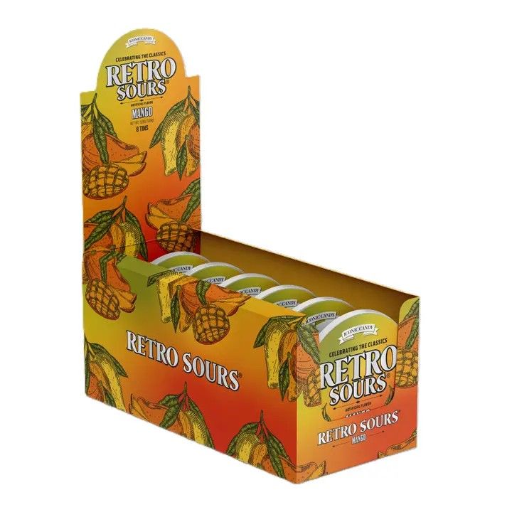 Retro Sours Mango, 2.12oz Tin