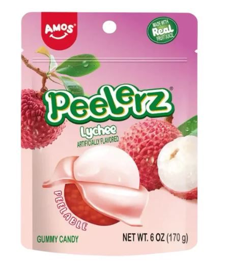 Amos Peelerz Lychee, 6oz Bag