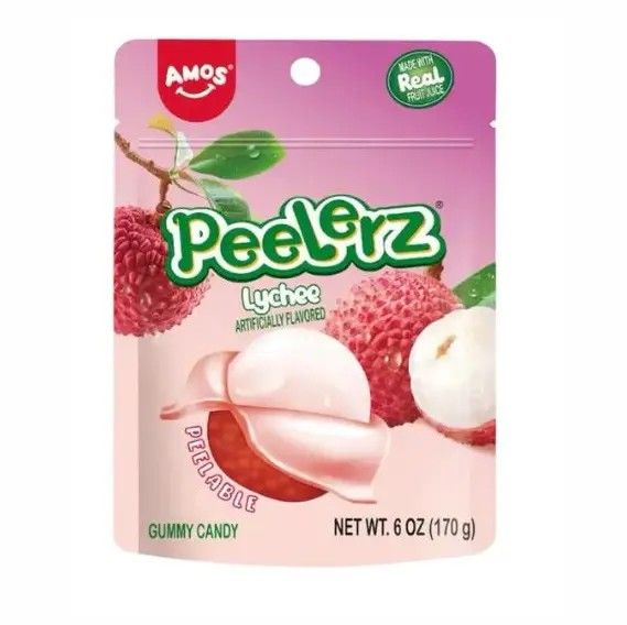 Amos Peelerz Lychee, 6oz Bag