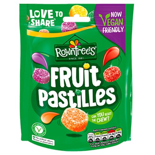 Limited Import-Rowntree's Fruit Pastilles, 143g Pouch