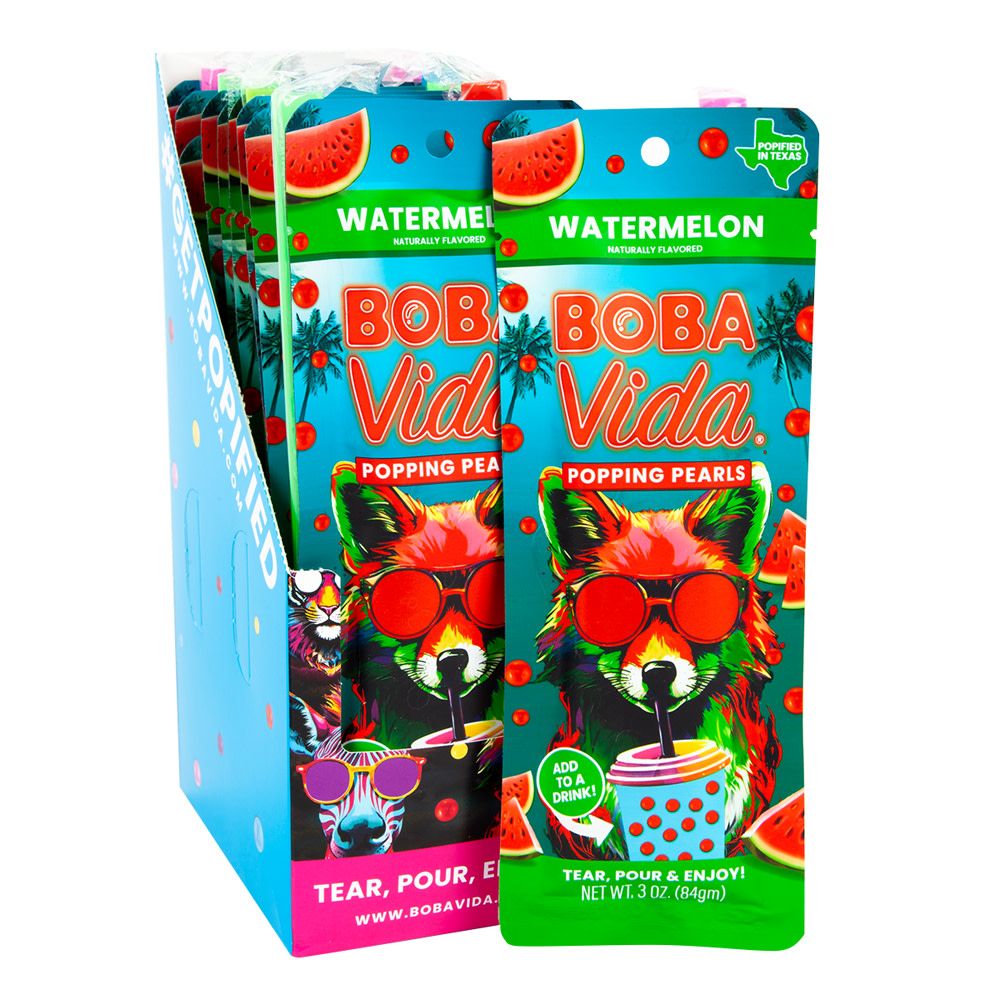 BobaVida Popping Boba -Juicy Watermelon