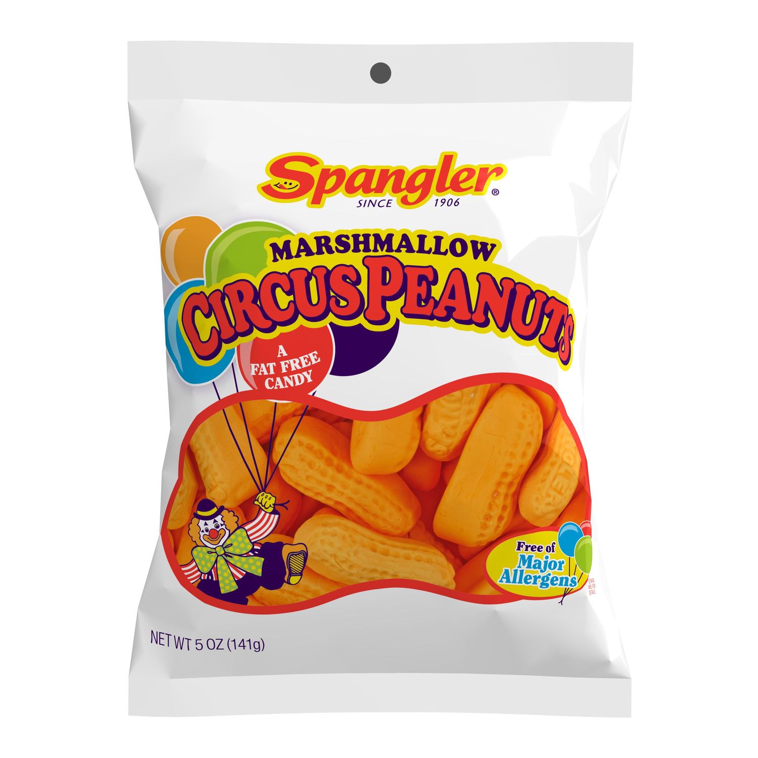 Circus Peanuts, 5oz Peg Bag