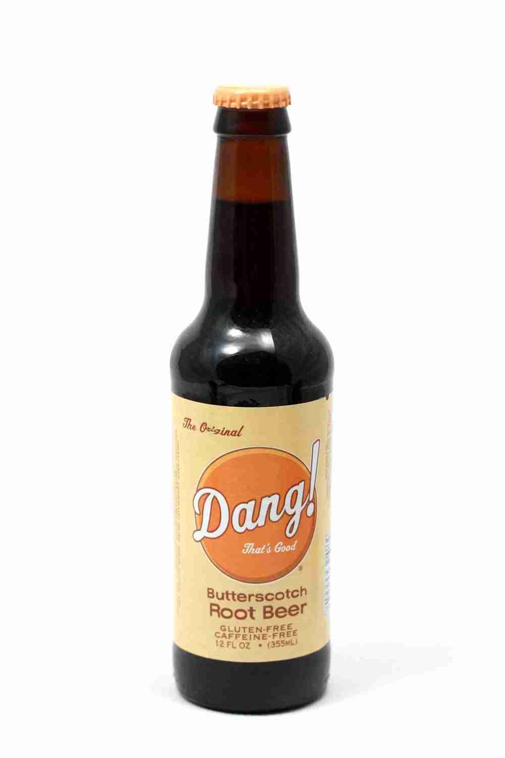 Dang! Butterscotch Root Beer, 12oz Glass Bottle