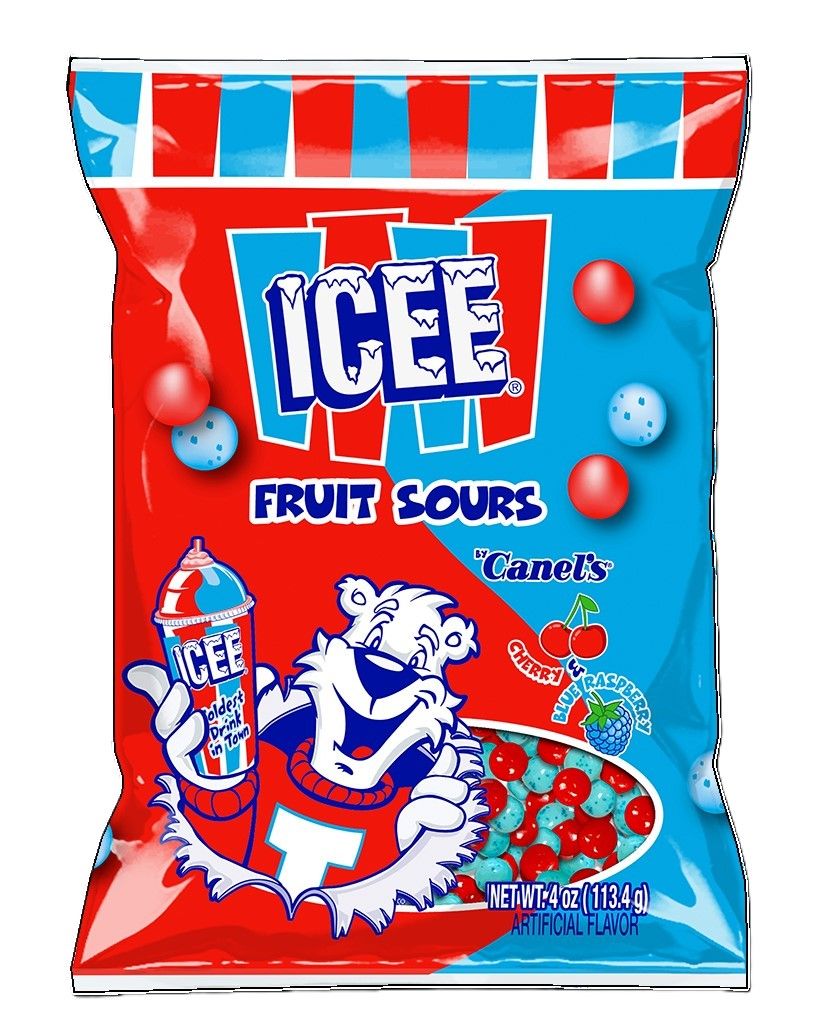 ICEE Fruit Sours 4oz Peg Bag