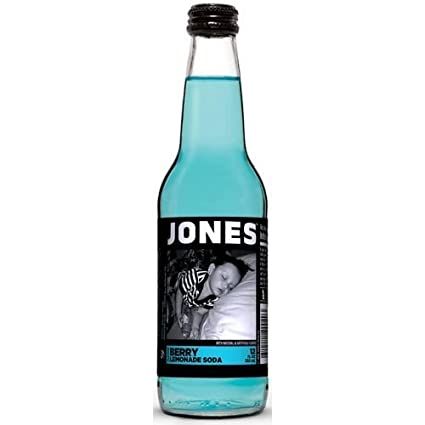 Jones Berry Lemonade Cane Sugar Soda, Glass Bottles