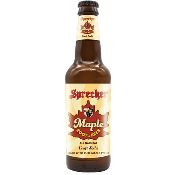 Sprecher Maple Root Beer, Glass Bottles