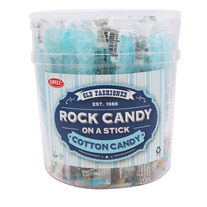 Rock Candy Sticks Cotton Candy, 0.8oz, Tub