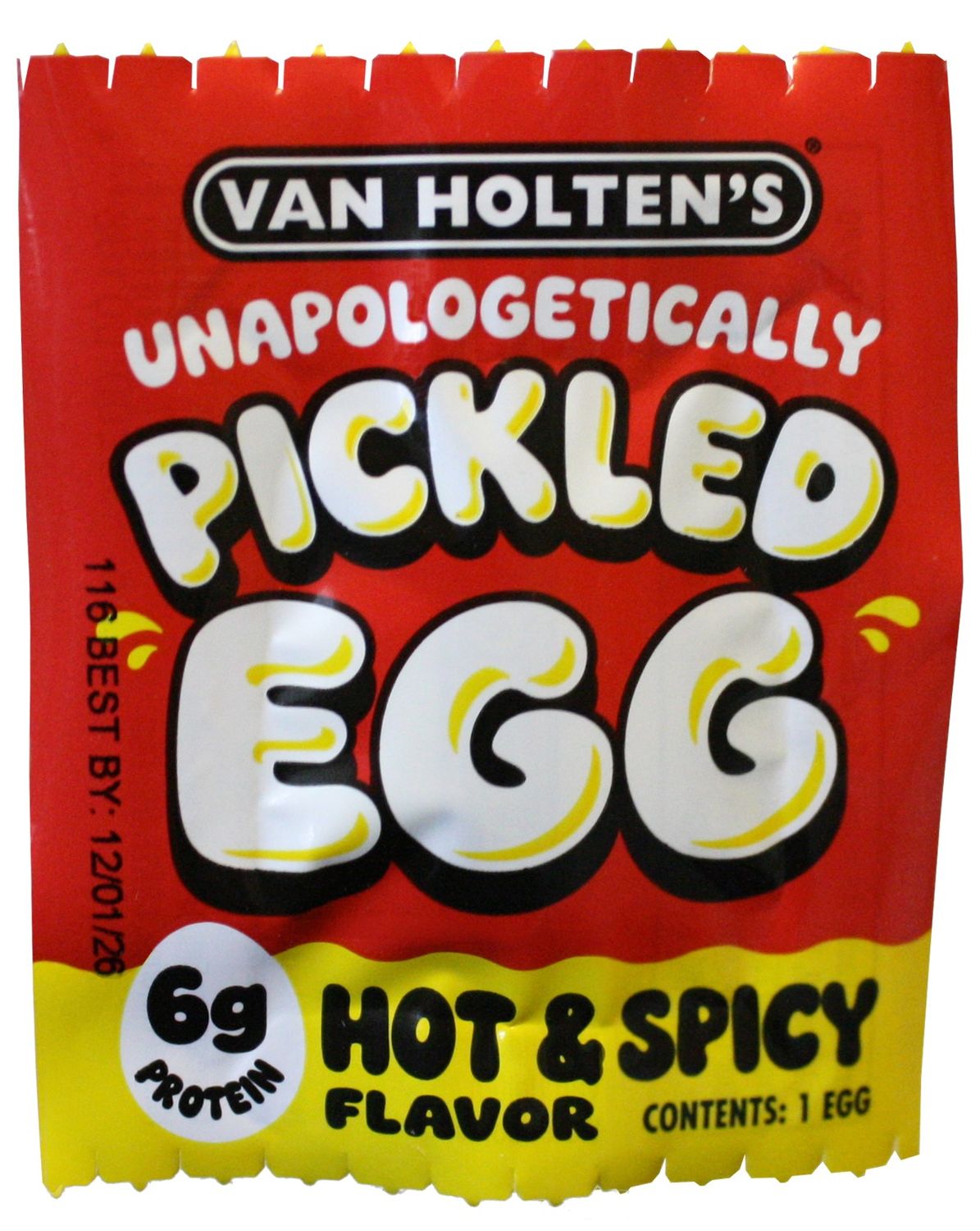 Van Holten's Pickled Egg, Hot &amp; Spicy Flavor