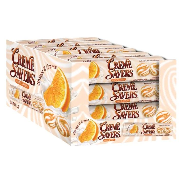 Creme Saver Orange &amp; Cream Candy 1.76oz