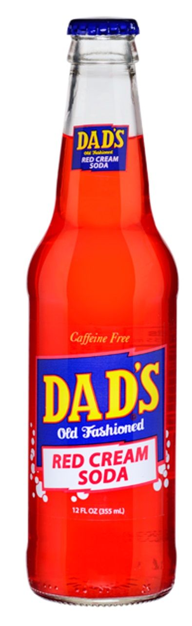 Dad's Red Cream Soda, 12oz Glass Bottle