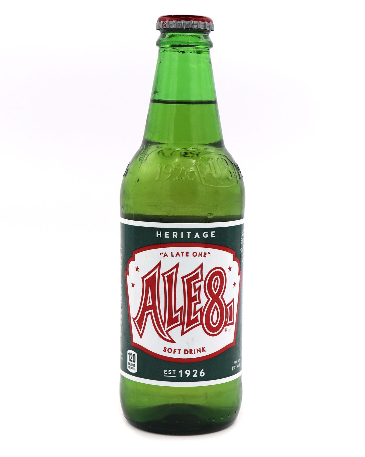 Ale-8 Heritage Soda, 12oz Glass Bottle