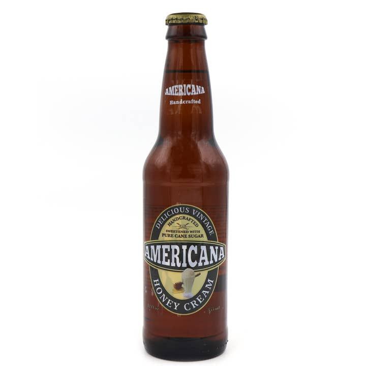 Americana Honey Cream Soda, 12oz Glass Bottle