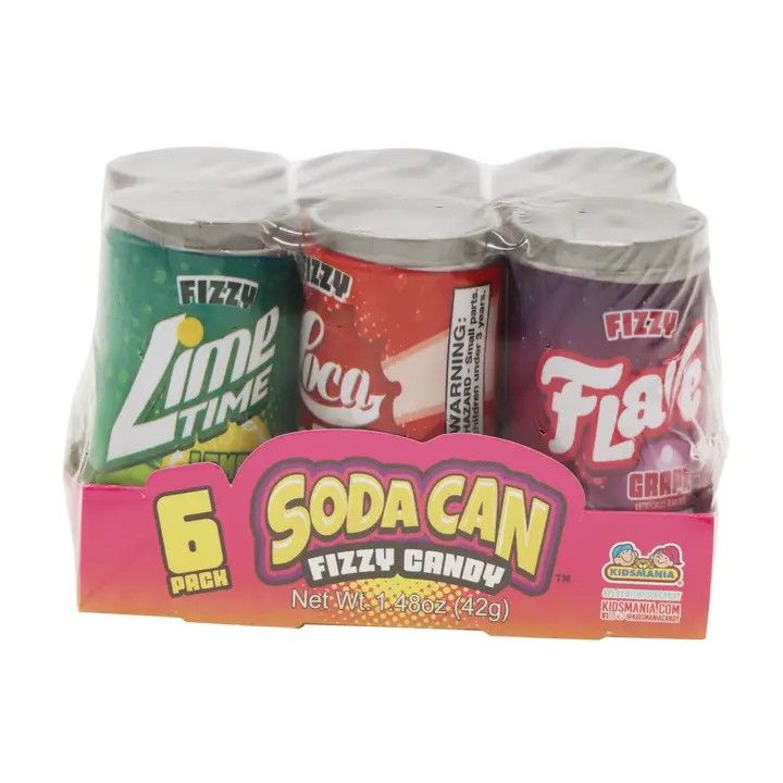 Kidsmania Fizzing Soda Cans Candy